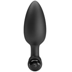 Plug anal vibrant Super Power en silicone — vue de dos