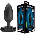 Plug anal vibrant Super Power en silicone — vue principale