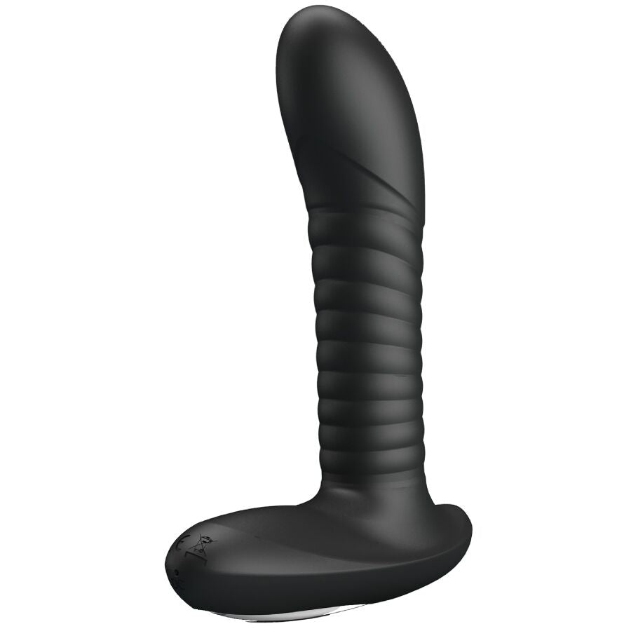 Masseur de prostate rotatif et vibrant — détail produit