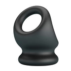 Oberon anneau pénien en silicone souple — vue de profil