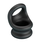 Oberon anneau pénien en silicone souple — détail texture surface