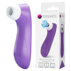Stimulateur clitoridien Romance violet avec sa boîte, succion et pulsation à 8 intensités