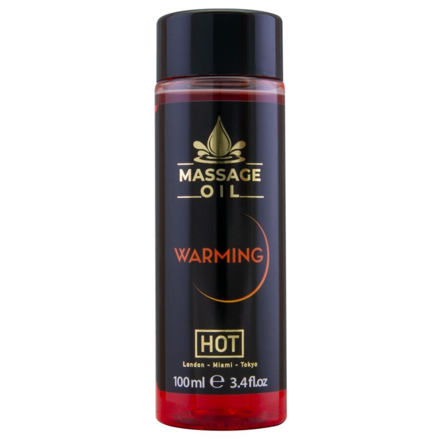 Huile de massage chauffante effet réchauffant — vue principale