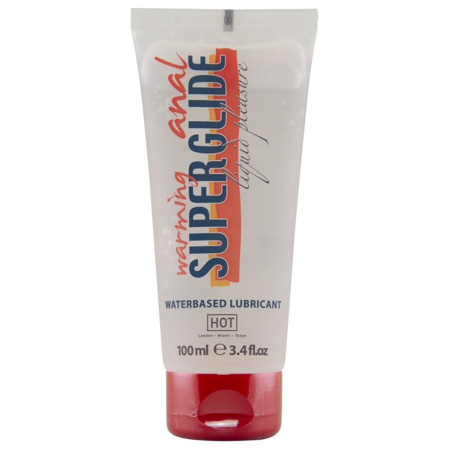 Lubrifiant chauffant à base d'eau pour plaisir anal 100 ml — vue principale