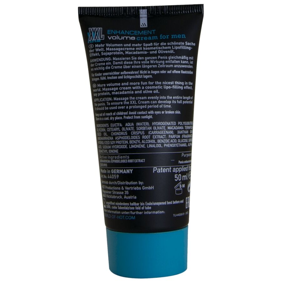 Crème de massage soin nourrissant pour hommes 50 ml — détail produit