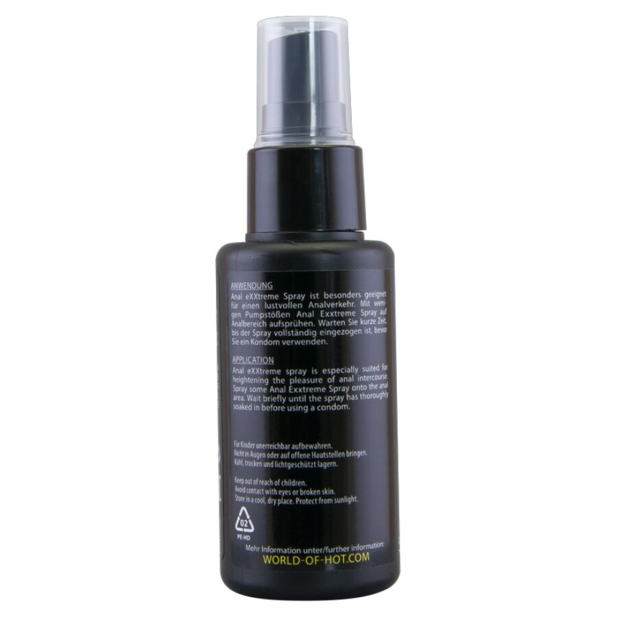 Spray anal confort à l'aloe vera et menthe 50 ml — vue de profil