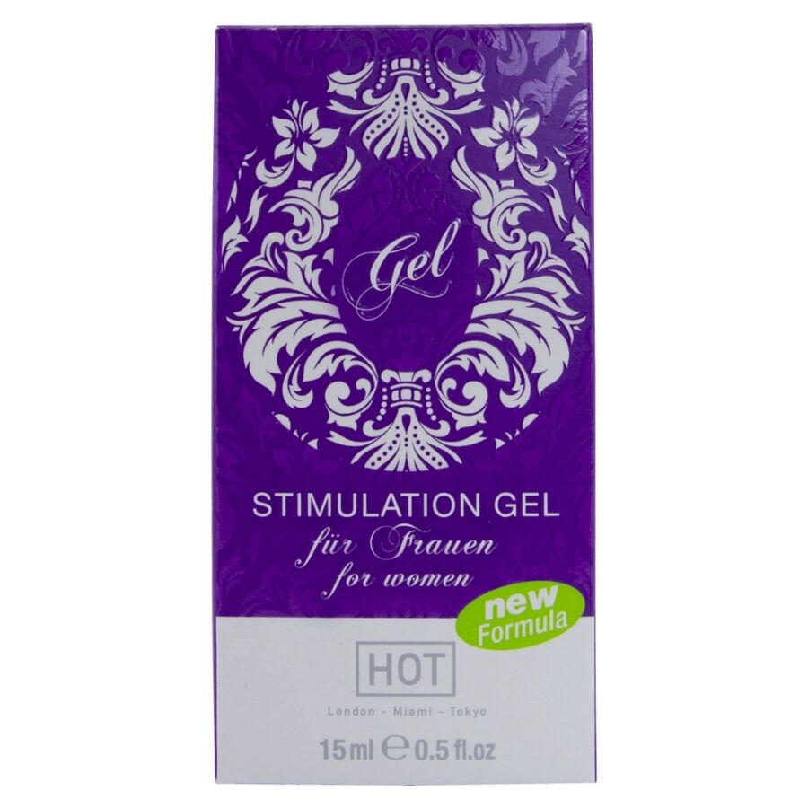 Gel stimulant femme effet chaleur — vue de dos