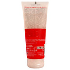 Verso du tube Massage & Lube fraise Hot 200 ml avec notice et ingredients, gel 2 en 1 massage et lubrifiant base eau parfum fraise.