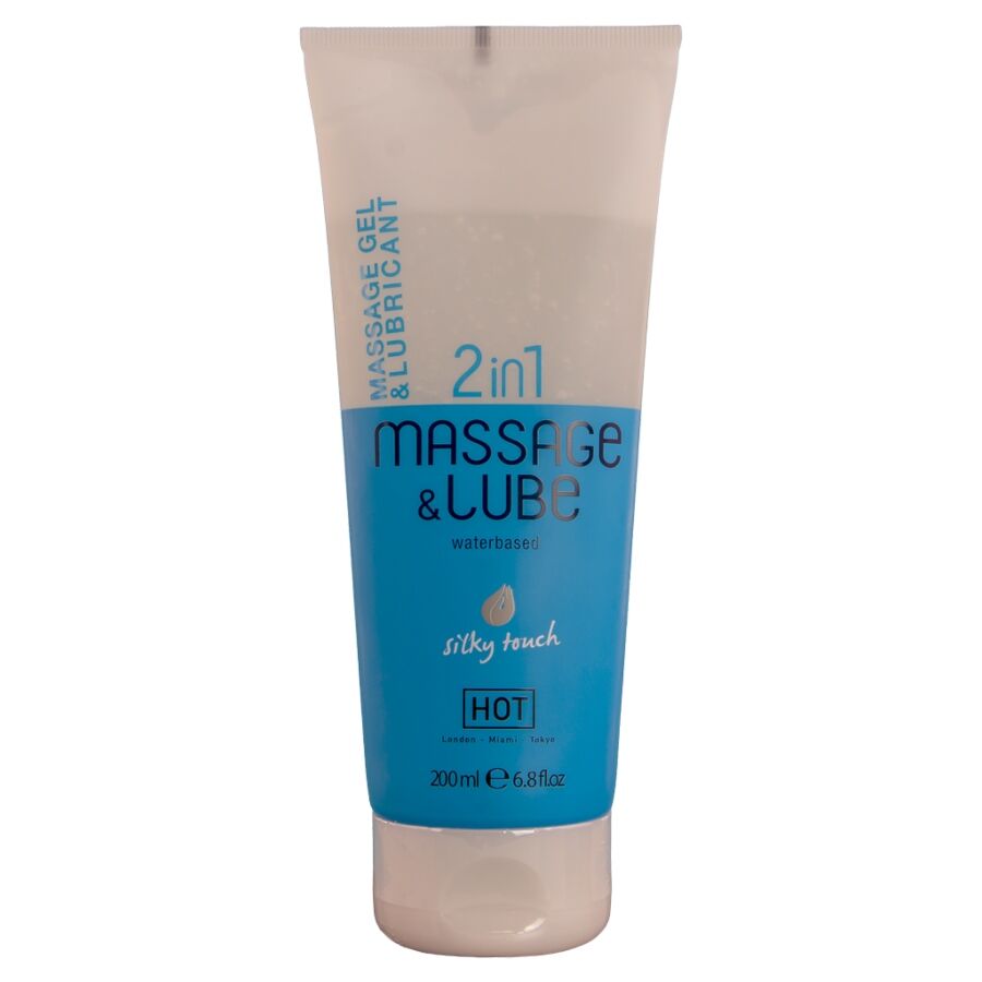 Gel de massage et de glisse 2 en 1 texture soyeuse 200 ml — vue principale