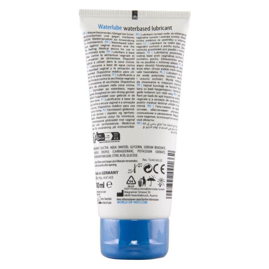 Water Lube Source lubrifiant à base d'eau 100 ml — détail produit