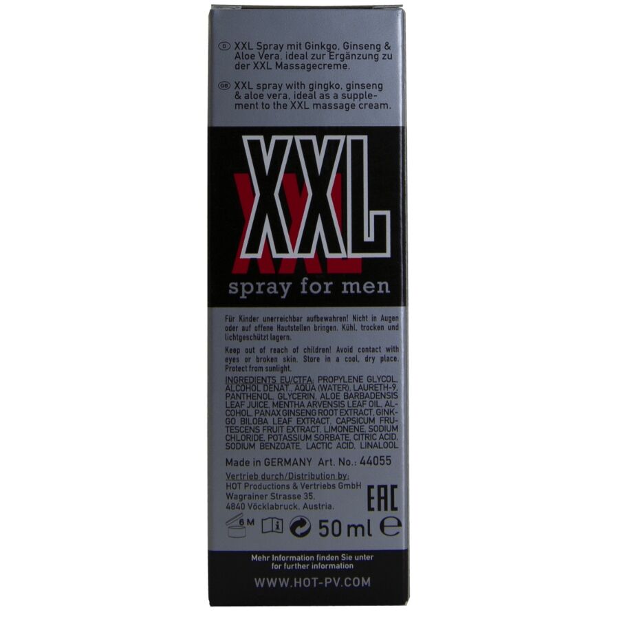 Spray sensation intense pour hommes 50 ml — détail texture surface