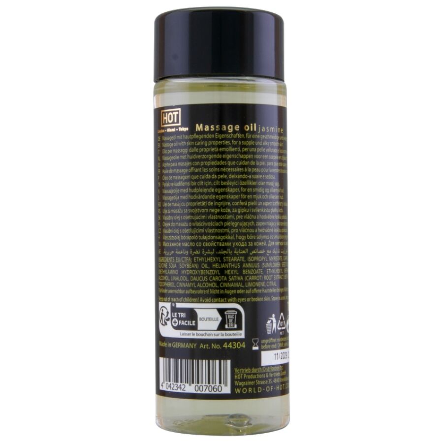Huile de massage parfum jasmin 100 ml — détail produit