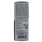 Dos de la boite creme Rhino Long Power HOT, ingredients et drug facts imprimes sur carton gris, format 30 ml, notice detaillee, vue de face verticale.