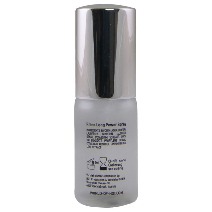 Spray retardant homme Rhino au ginkgo — vue de profil