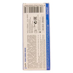 Dos de la boite creme V-Activ Penis Power Cream HOT, ingredients et code-barres sur carton bleu, format 50 ml, mentions legales, vue de face verticale.
