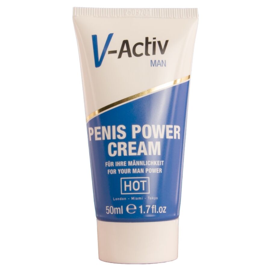 Crème de soin intime pour homme v-activ 50 ml — détail produit