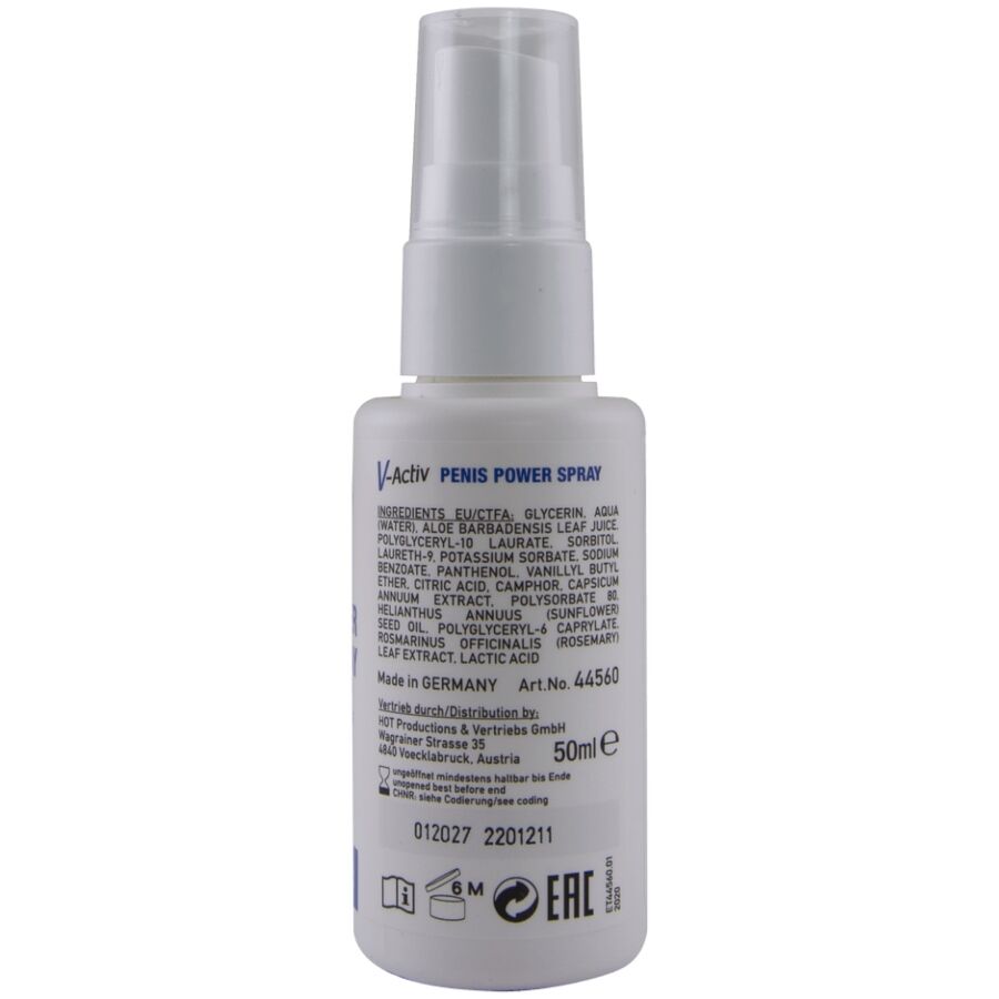 Spray stimulant pour homme V-Activ — détail produit