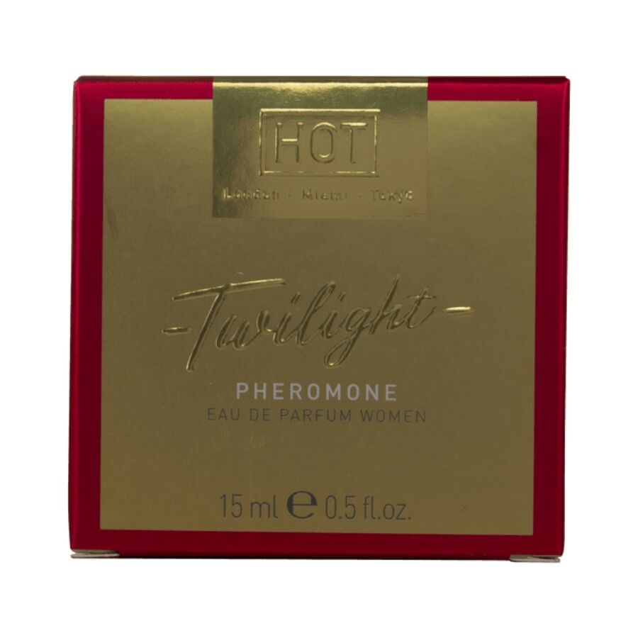 Parfum aux phéromones pour femme format voyage 15 ml — vue de profil