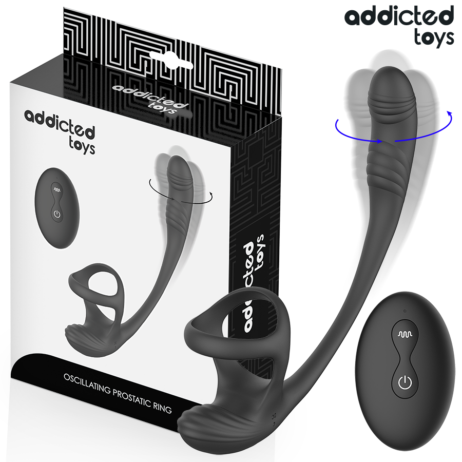 Plug anal vibrant avec anneau et stimulateur de testicules — vue principale