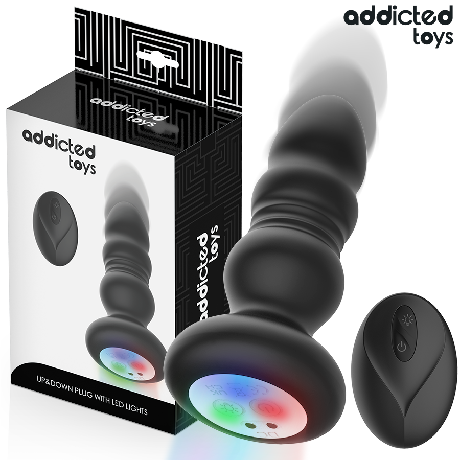 Plug anal rotatif et vibrant télécommandé — vue principale