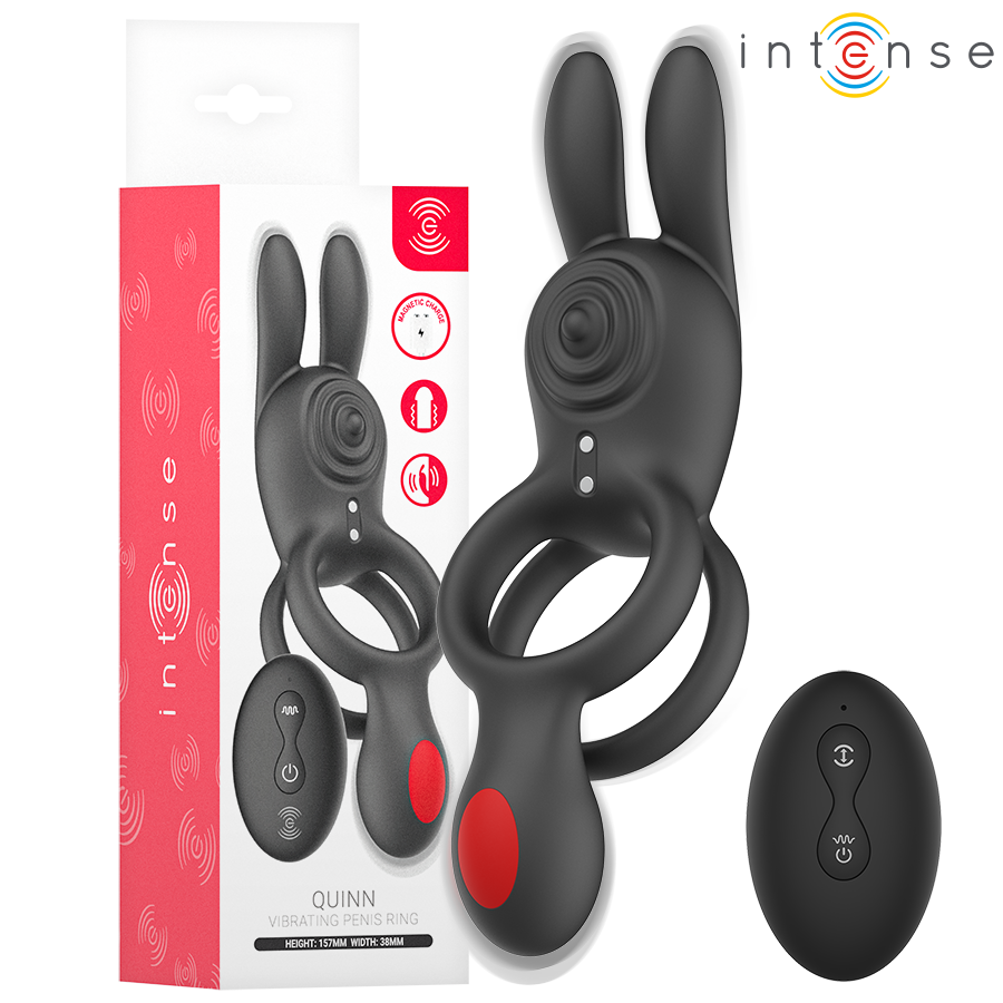 Anneau vibrant lapin pour couple télécommandé — vue principale