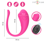 Œuf vibrant Olivia avec télécommande — vue rapprochée