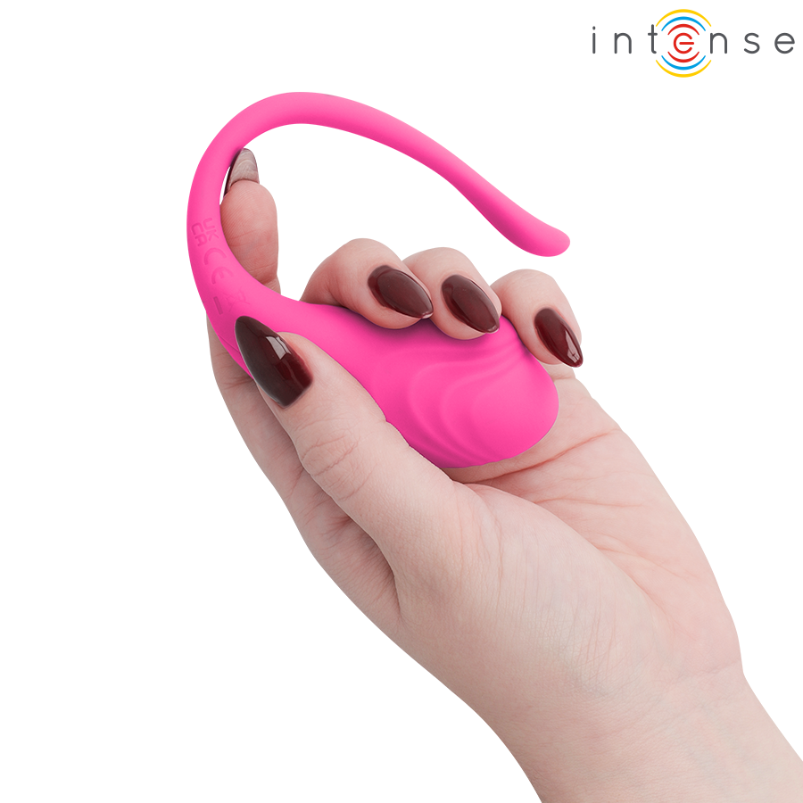 Œuf vibrant Olivia avec télécommande — détail texture surface