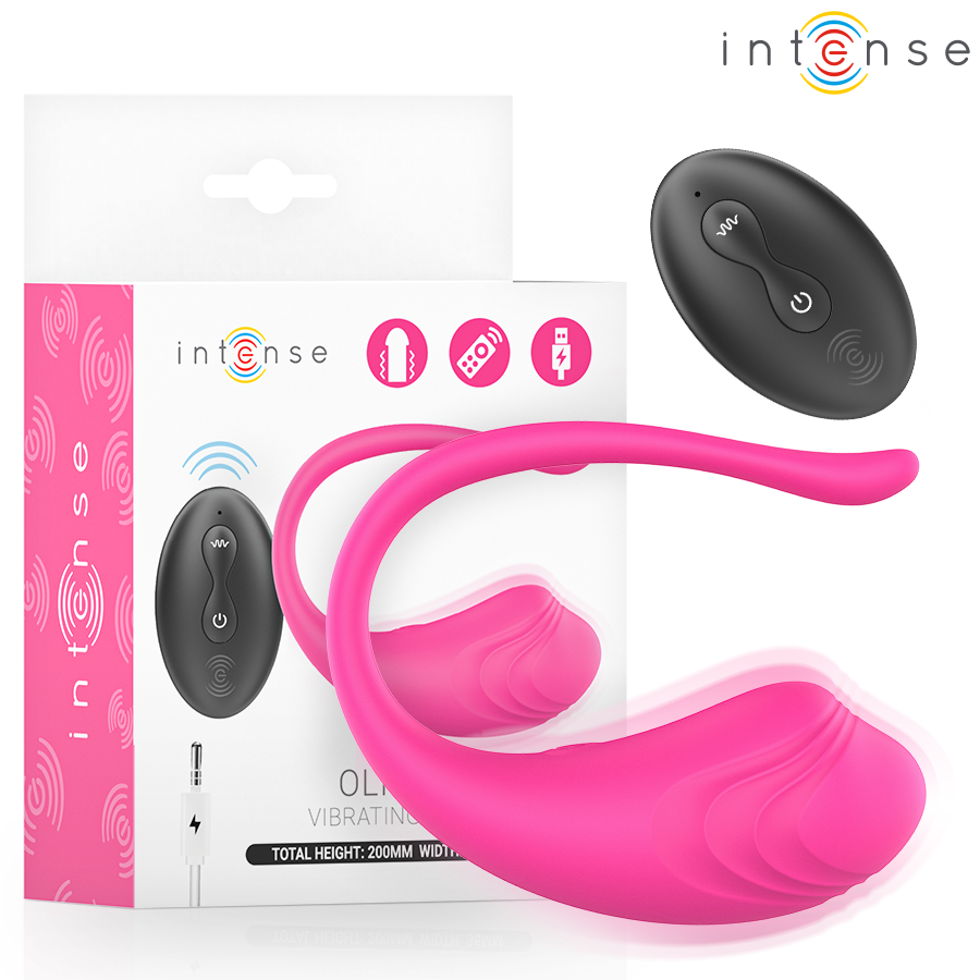 INTENSE - ŒUF VIBRANT OLIVIA PINK AVEC TÉLÉCOMMANDE