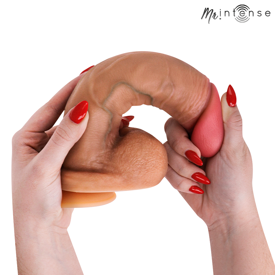 Gary Gode Réaliste Silicone avec Testicules Intense — vue trois quarts 2
