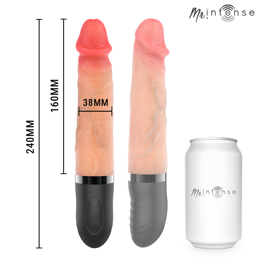 Jean vibrateur haut et bas chauffant — comparaison de longueur avec un modèle similaire à base grise côtelée