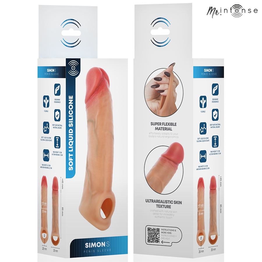 Gaine à pénis SIMON ultra-réaliste