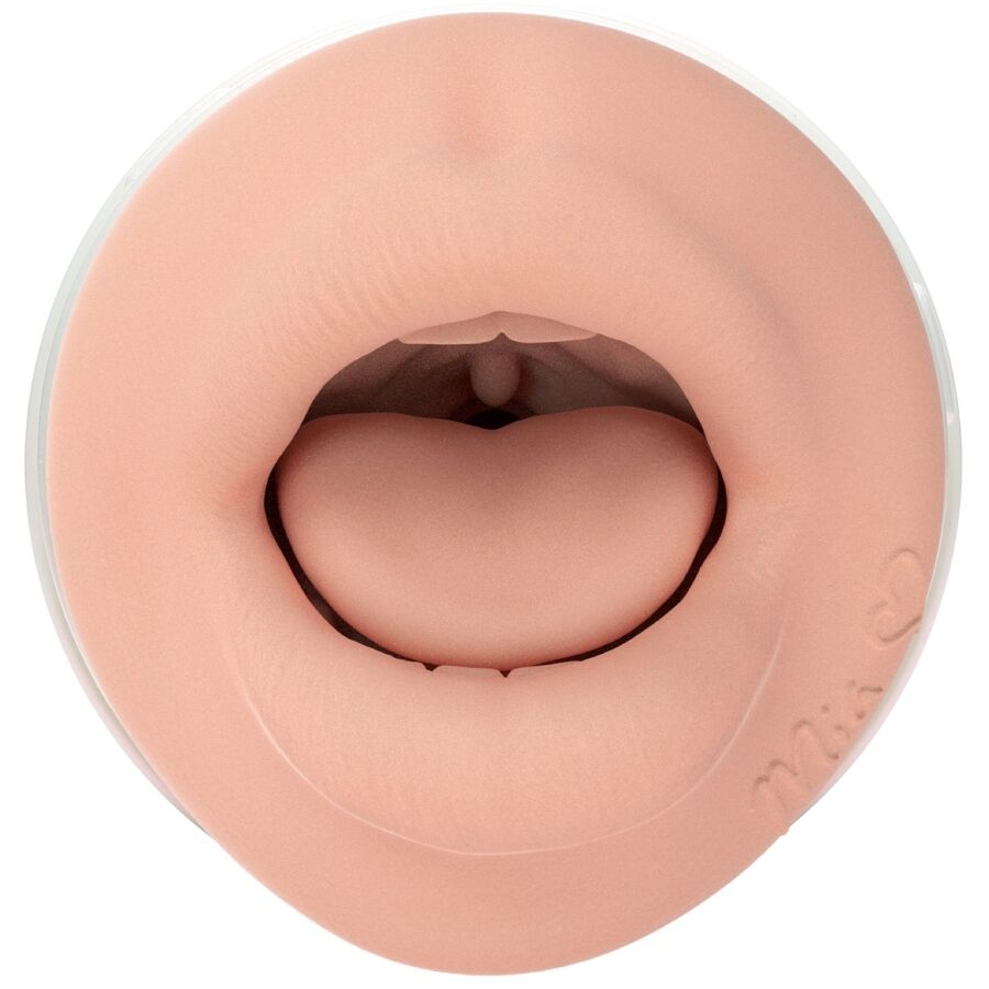 Masturbateur bouche réaliste texture Headshot moulé sur actr — vue de dos
