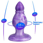 Plug anal SILEXD Queen Fantasy 9,2 cm silicone liquide thermoréactif
