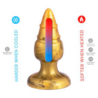 Plug anal SILEXD Goldy Fantasy 9,2 cm silicone liquide thermoréactif