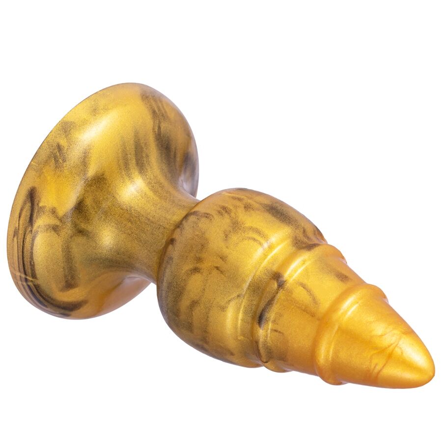 Plug anal SILEXD Goldy Fantasy 9,2 cm silicone liquide thermoréactif