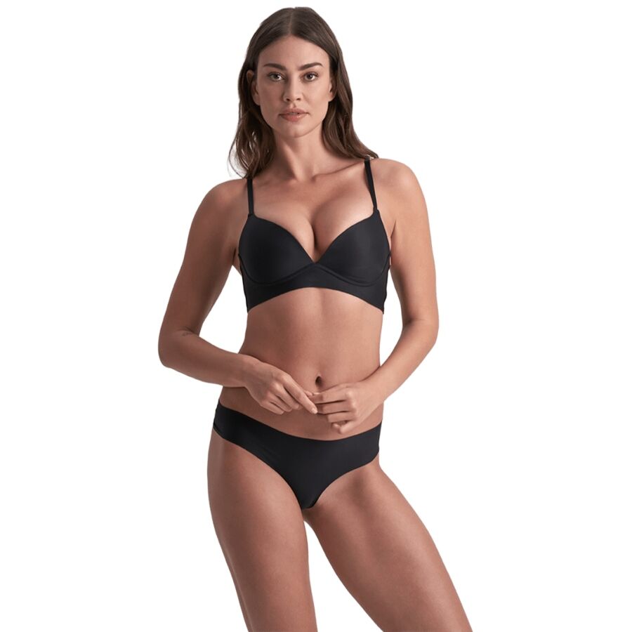 String Bye Bra invisible lot de 2 beige et noir