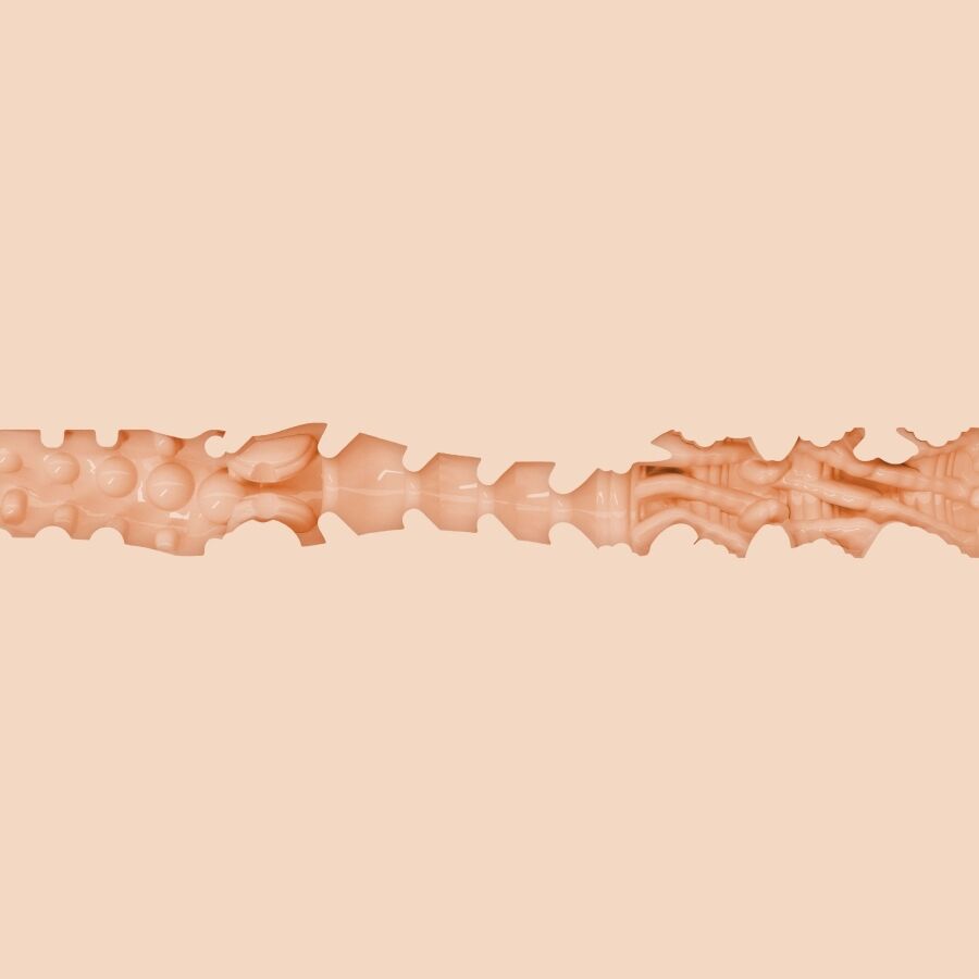 Masturbateur vagin réaliste texture dense haute définition — vue de profil