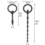 Kit d'initiation plugs urétraux en silicone — vue de dos