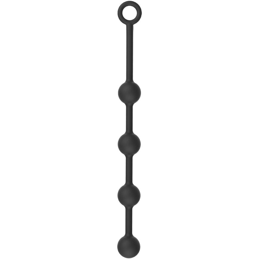 Boules anales lestées en silicone — détail produit