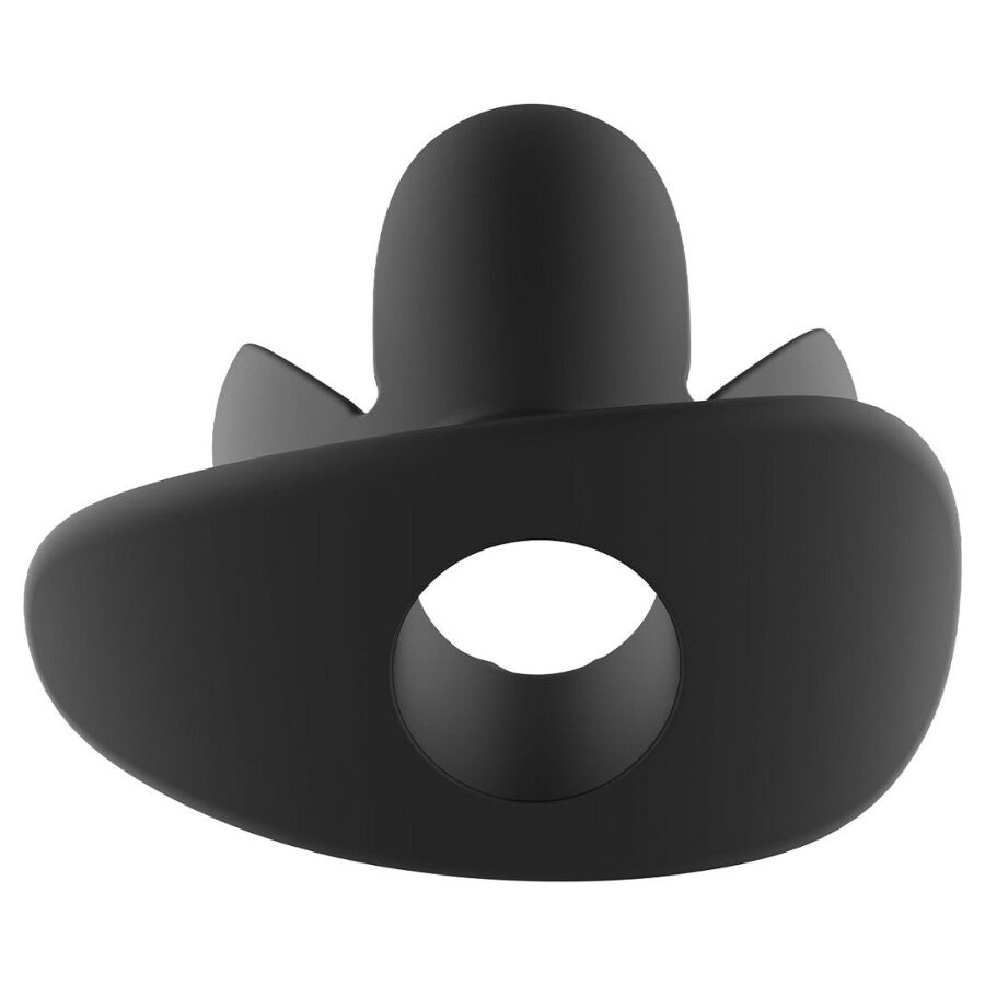 Plug anal expansible écarteur quatre voies silicone — vue de profil