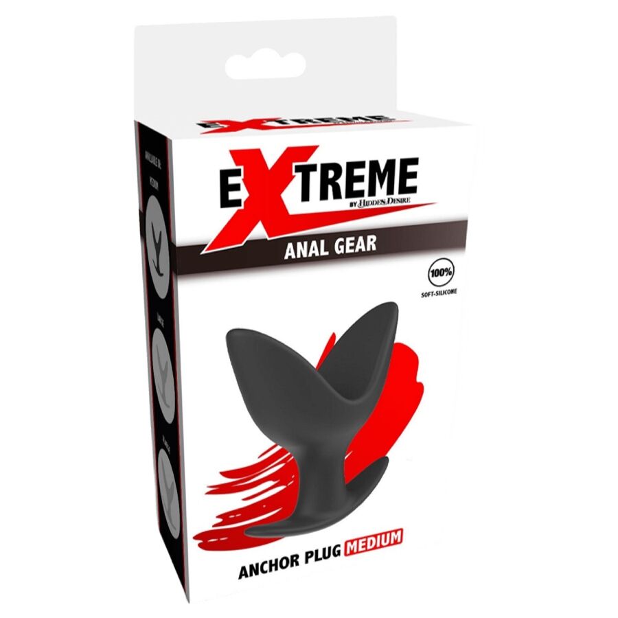 Plug anal silicone ancre