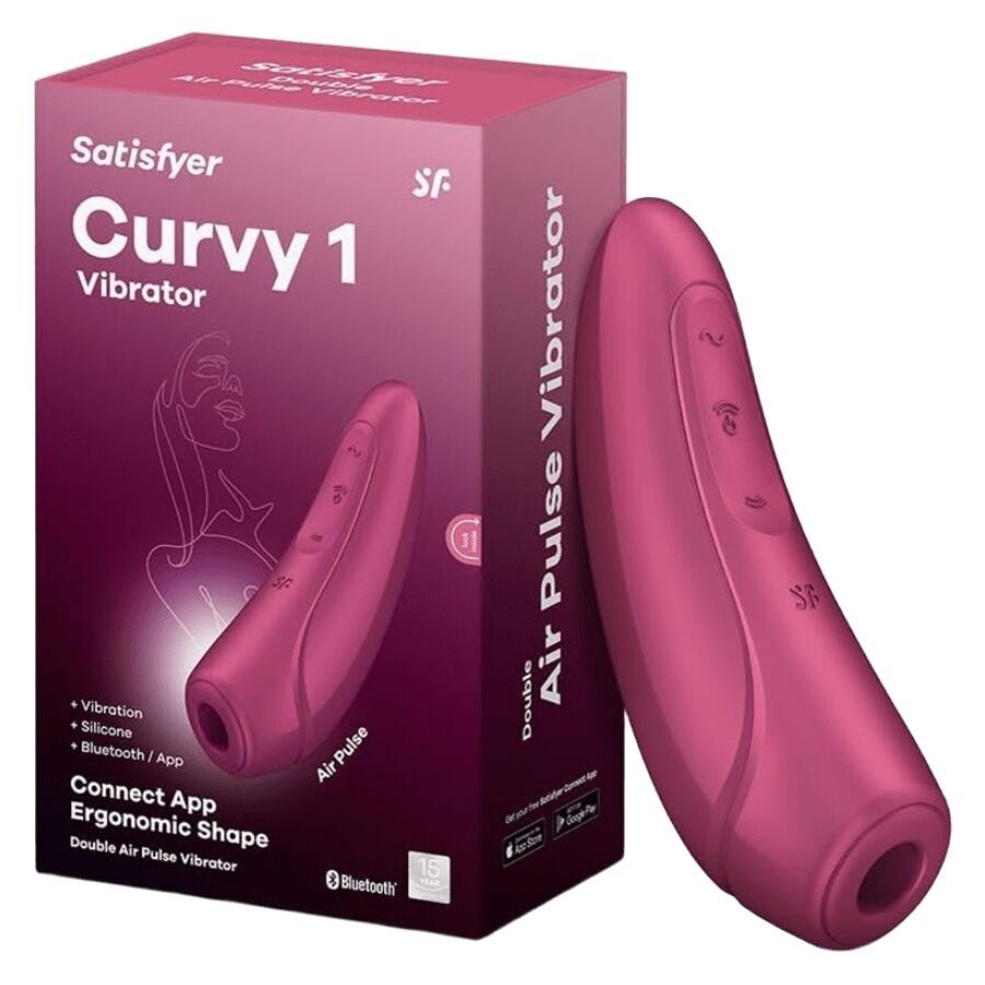 Stimulateur clitoridien Curvy ondes de pression et vibration — vue principale