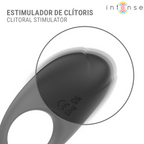 Gros plan sur le stimulateur clitoridien de l'anneau Merlotte, légende Estimulador de clítoris / Clitoral stimulator