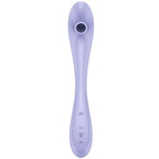 Stimulateur Easy Lover vu de face, embout d'aspiration en haut et boutons de commande sur le manche