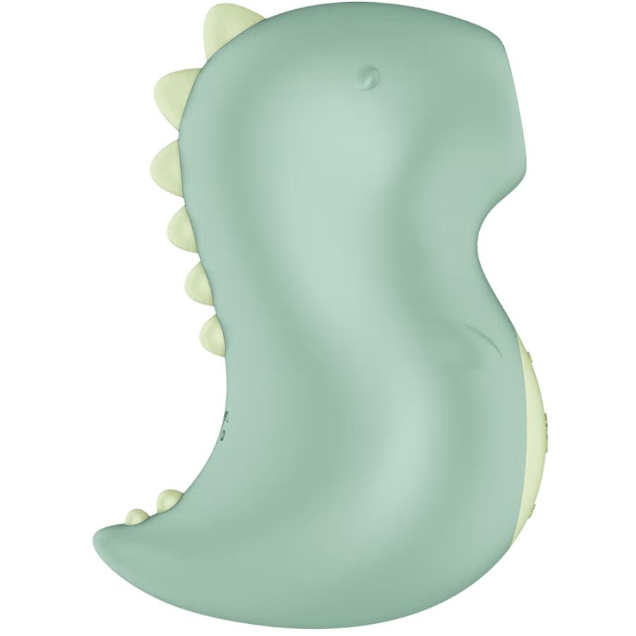 Stimulateur Din-Oooh vu de profil, silhouette complète avec crête dorsale et petites dents