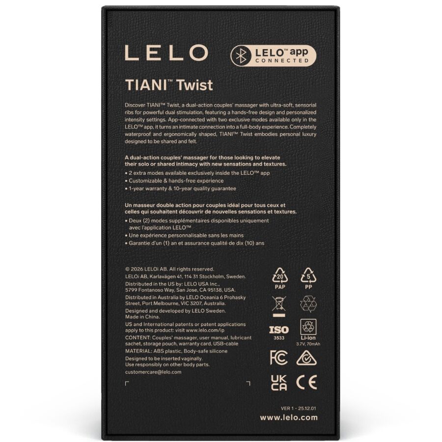 Tiani Twist Vibro couple