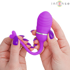 Sookie œuf vibrant violet — packaging recto-verso avec fenêtre découpée montrant le produit à l'intérieur de la boîte