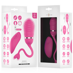 Sookie œuf vibrant rose — packaging recto-verso avec fenêtre découpée montrant le produit à l'intérieur de la boîte