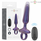 Plug anal vibrant silicone télécommandé 10 modes — vue principale