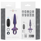 Plug anal vibrant silicone télécommandé 10 modes — comparatif dimensionnel